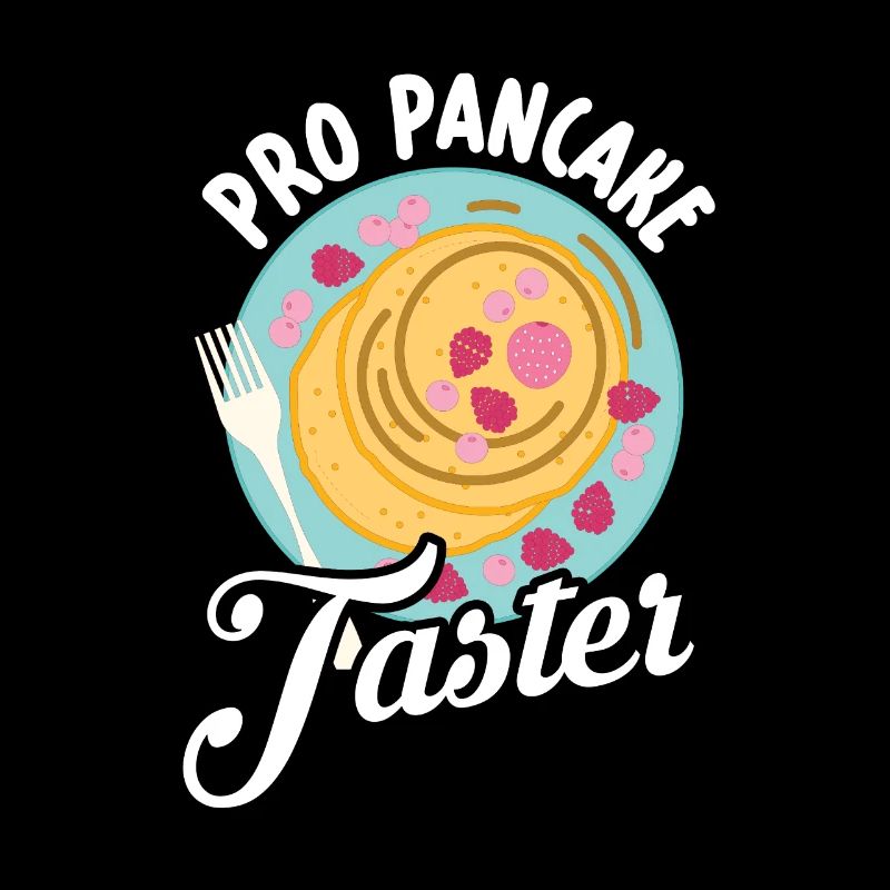 Pancake Taster Eating Breakfast Pancake Day