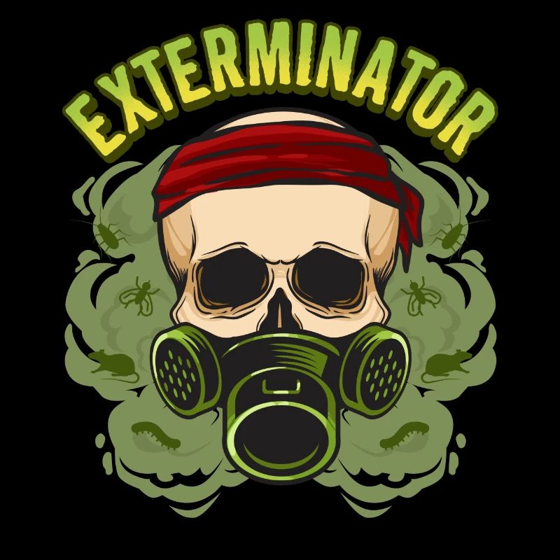 Kammerjäger-Gasmaske - Schädlingsbekämpfung