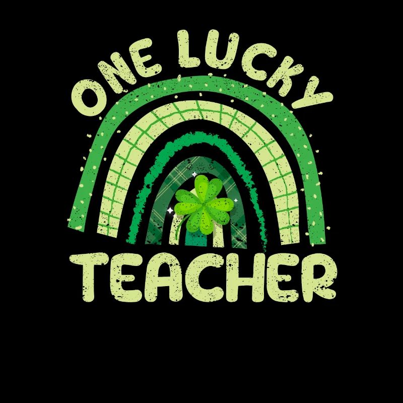 St. Patrick's Day Shamrock Irish School Ein glück