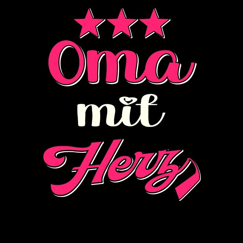 Oma mit Herz Großmutter