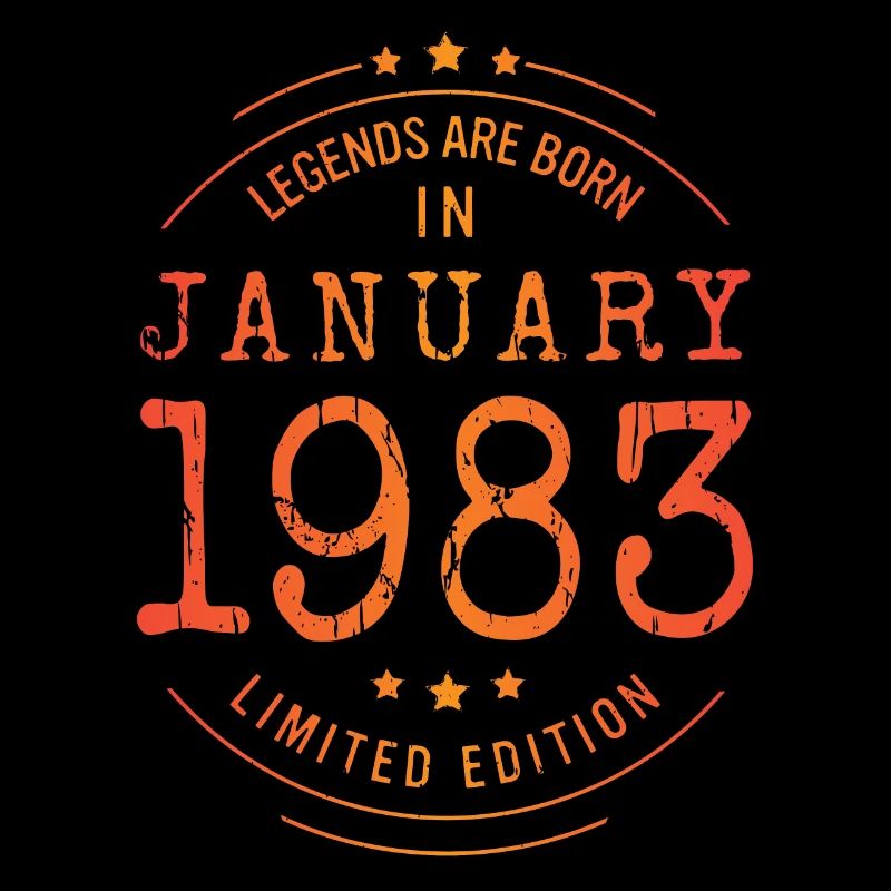Anniversaire Janvier 1983 Edition Limitée Vintage