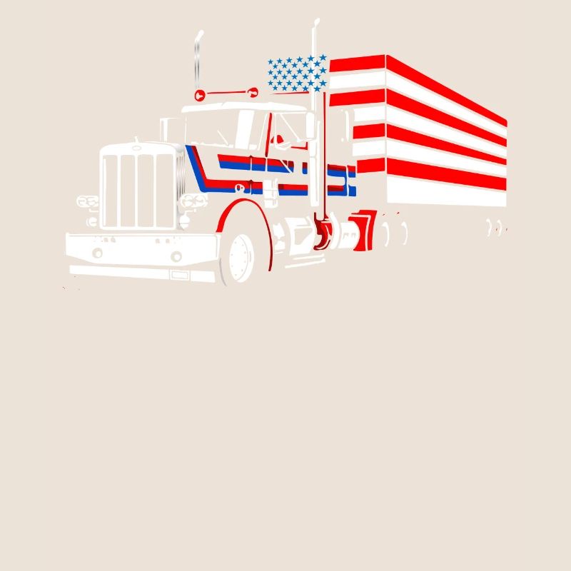 Camionneur Drapeau américain