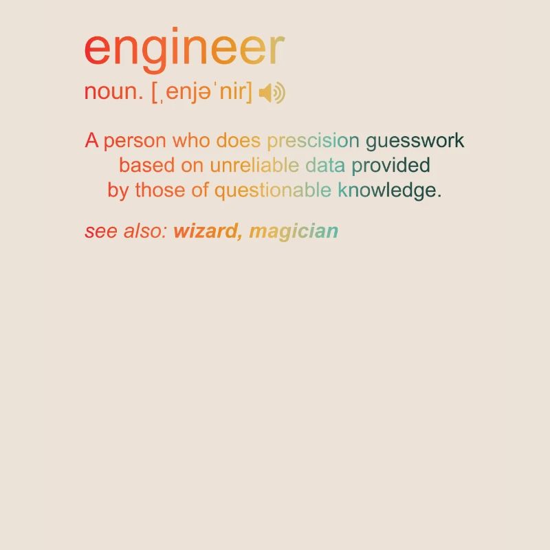 Ingenieur Definition Humor Engineering Mechanical