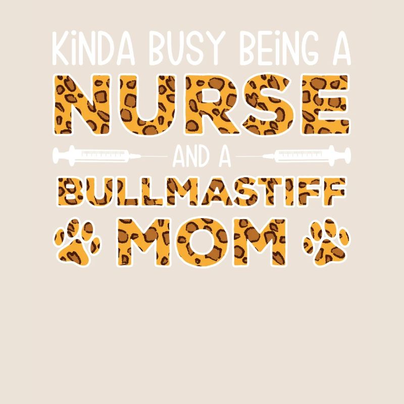Krankenschwester Hundemutter - Bullmastiff