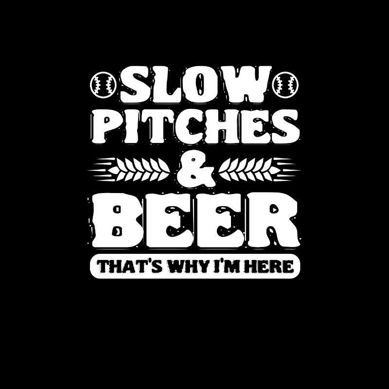Softball Bier Spieler Baseball Pitcher Geschenk