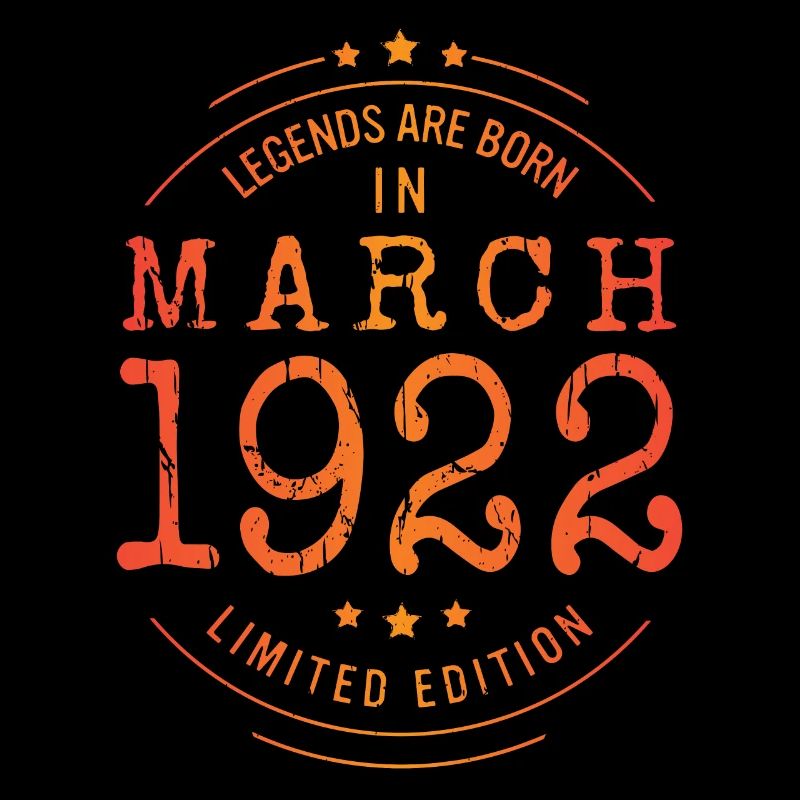 Anniversaire Mars 1922 Edition Limitée Millésime