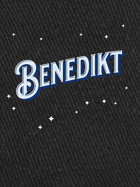 Benedict's name personalized