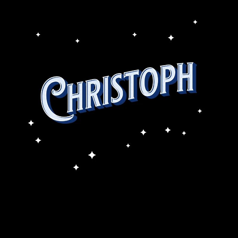 Christoph's name personalized