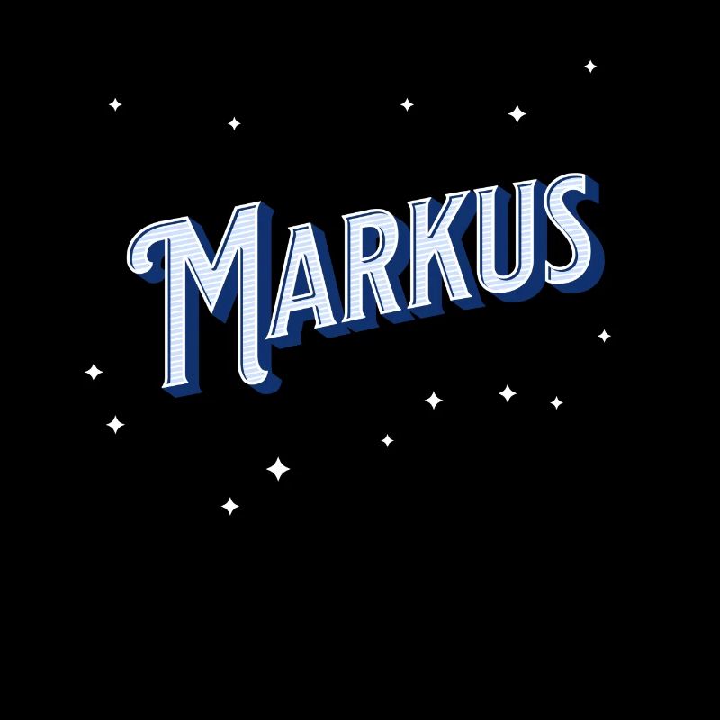 Markus' name personalized