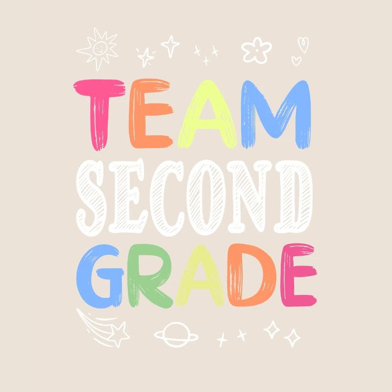 Team Second Grade Back to School Teaching Student