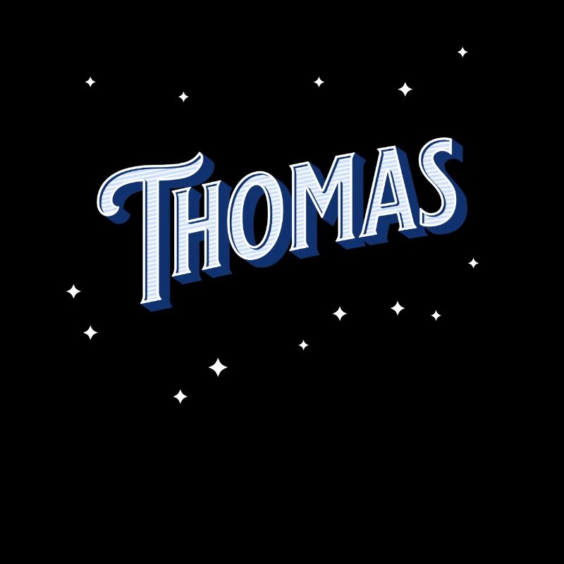 Thomas' name personalized
