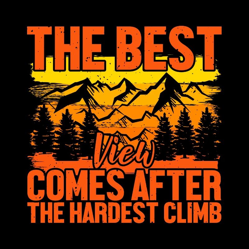 La meilleure vue vient après la montée la plus difficile