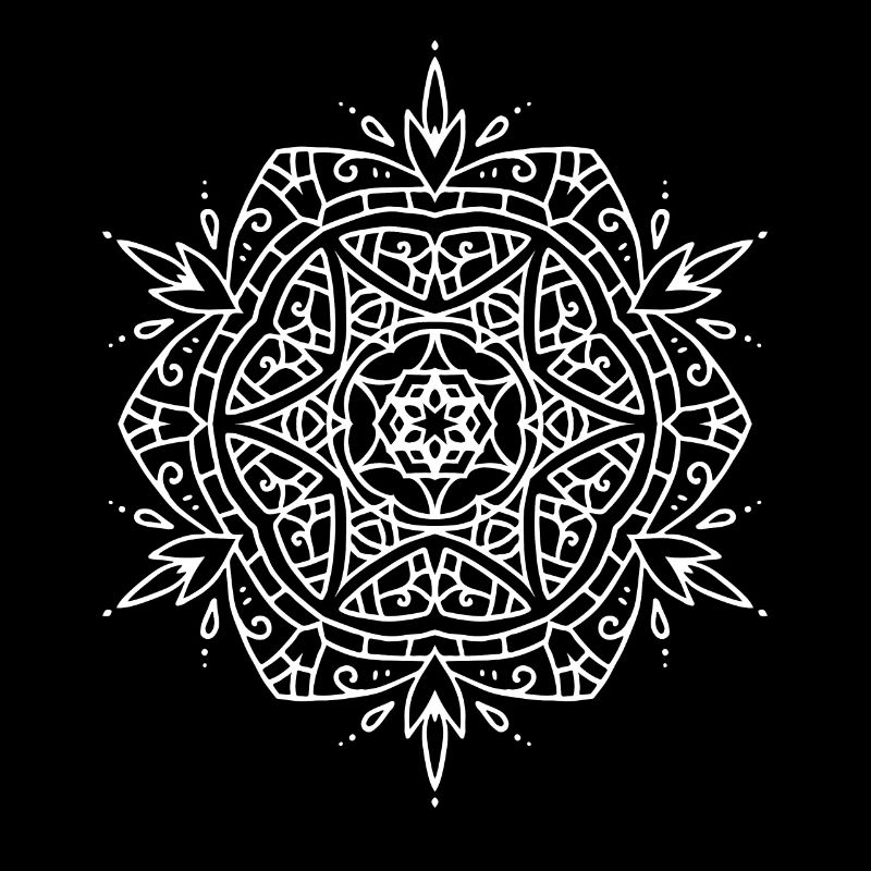 mandala fleuri