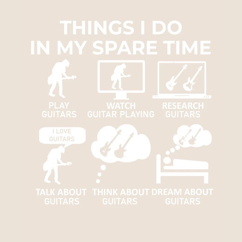 Ce que je fais pendant mon temps libre - Guitares