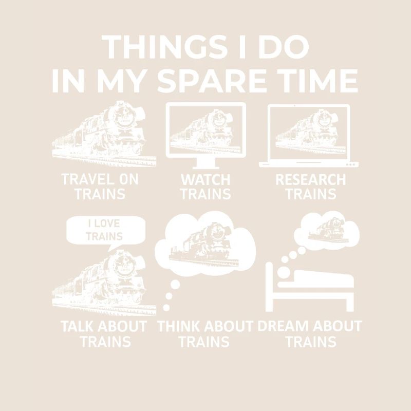 Ce que je fais pendant mon temps libre - Trains