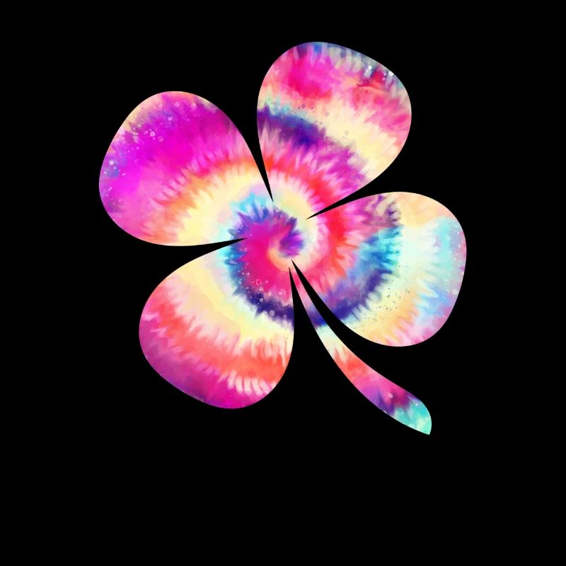 Trèfle Tie Dye Trèfle Hippie St Pat
