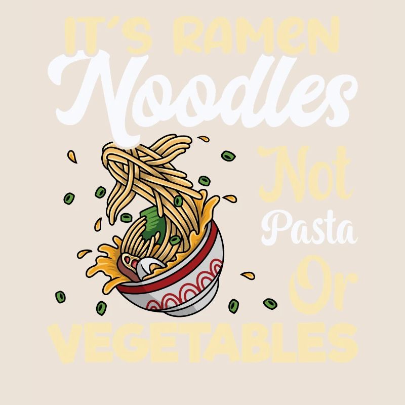 Es sind Ramen-Nudeln, keine Nudeln oder Gemüse –