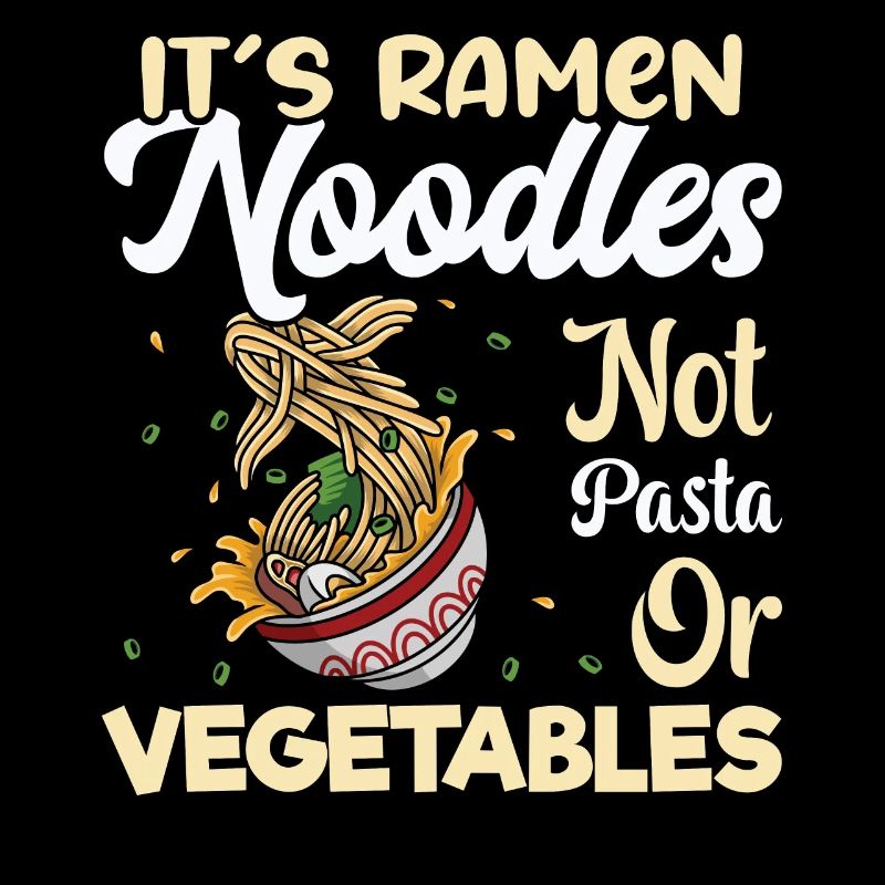 It's ramen noodles, not noodles or vegetables –
