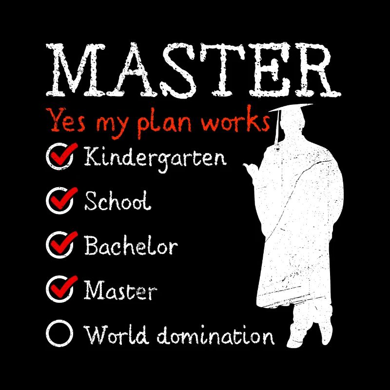 Kindergarten World Domination Master's Degree