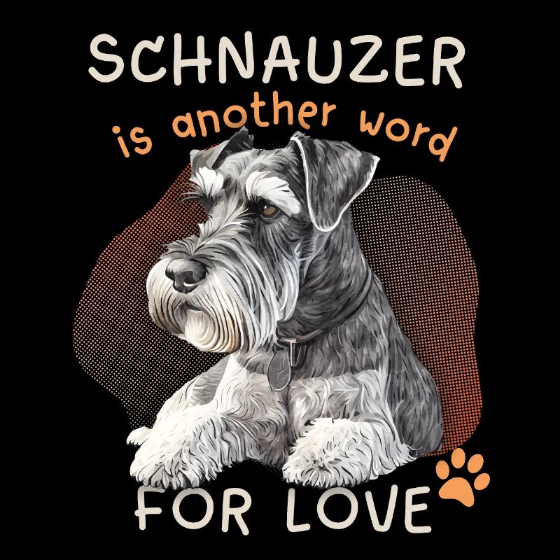 drôle de schnauzer, schnauzer-terrier, disant