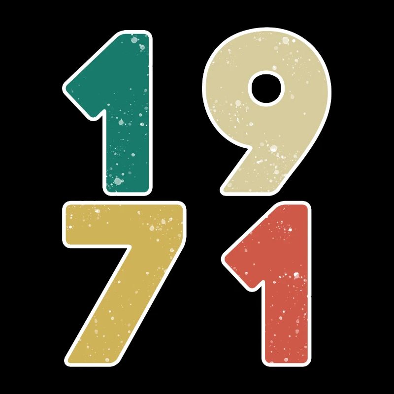 1971 - Né 1971 - Année de construction 1971