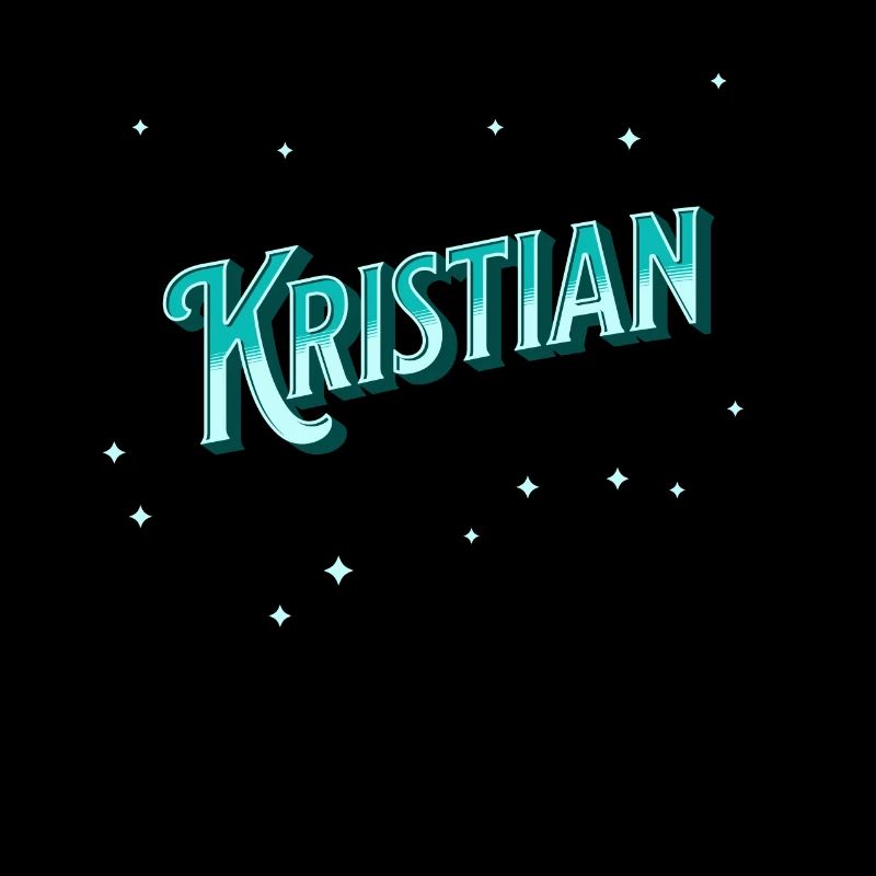 Kristian name personalized