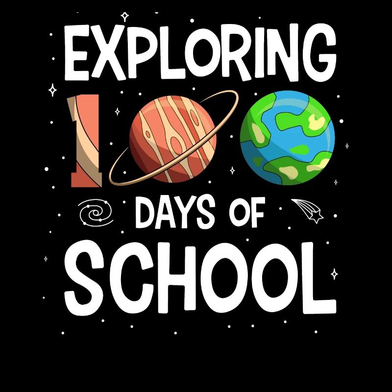 100 jours d’école Space Planet Astronaut