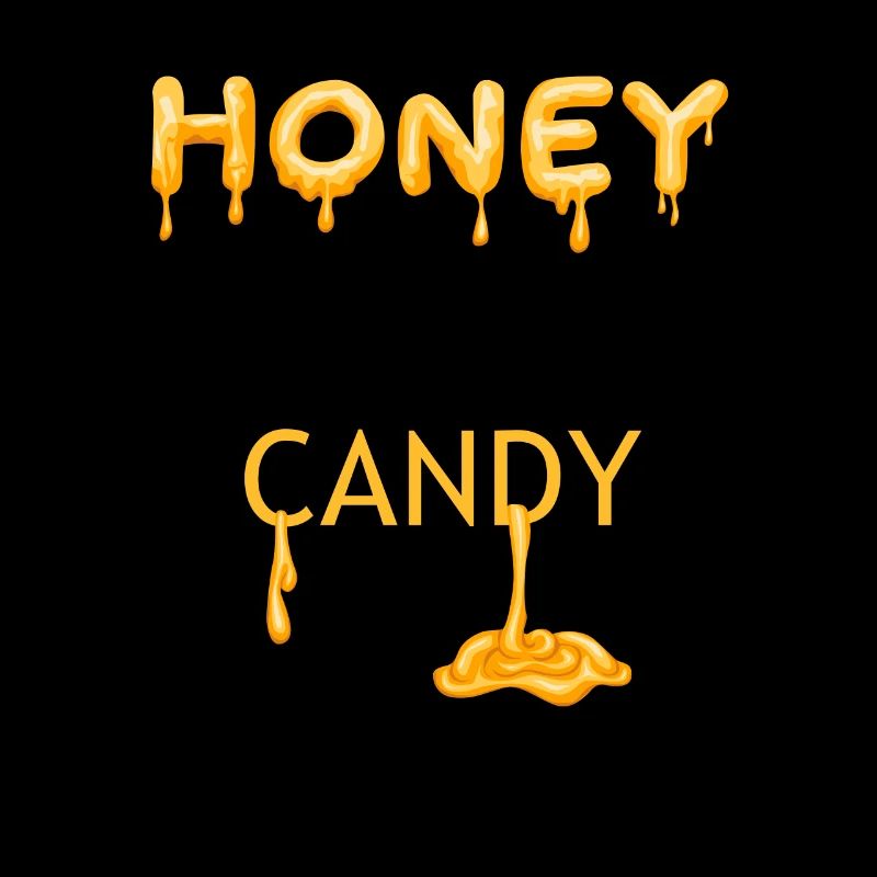 Honey is Natural Candy Ironic Saying Bee Nature
