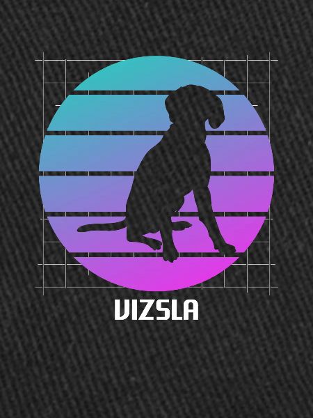 Retro Vizsla Dog Lover