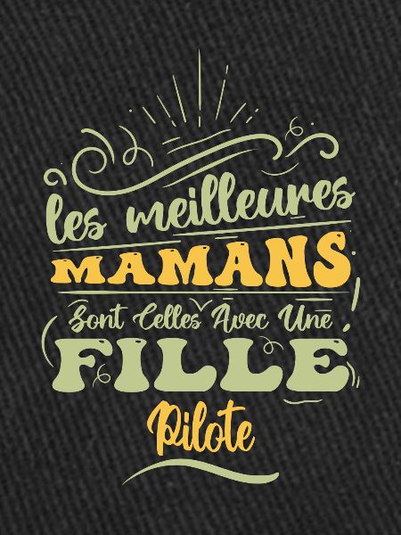 Meilleure Maman Avec Fille Pilote