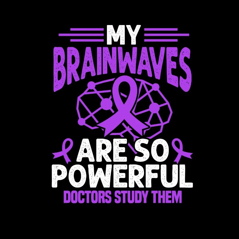 my brainwaves are so powerful Design for a witty