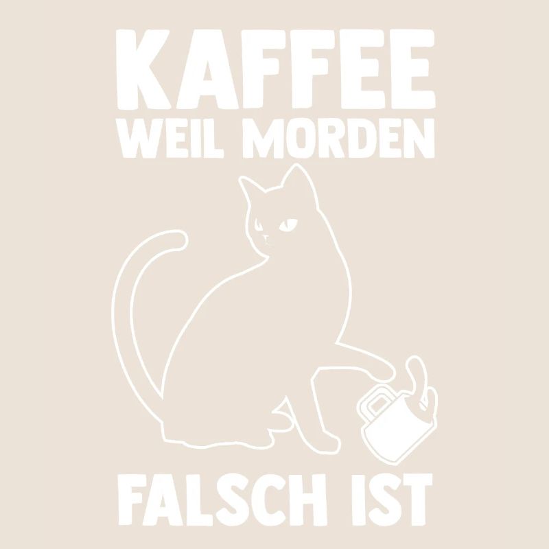 Café parce que le meurtre est mal Chat