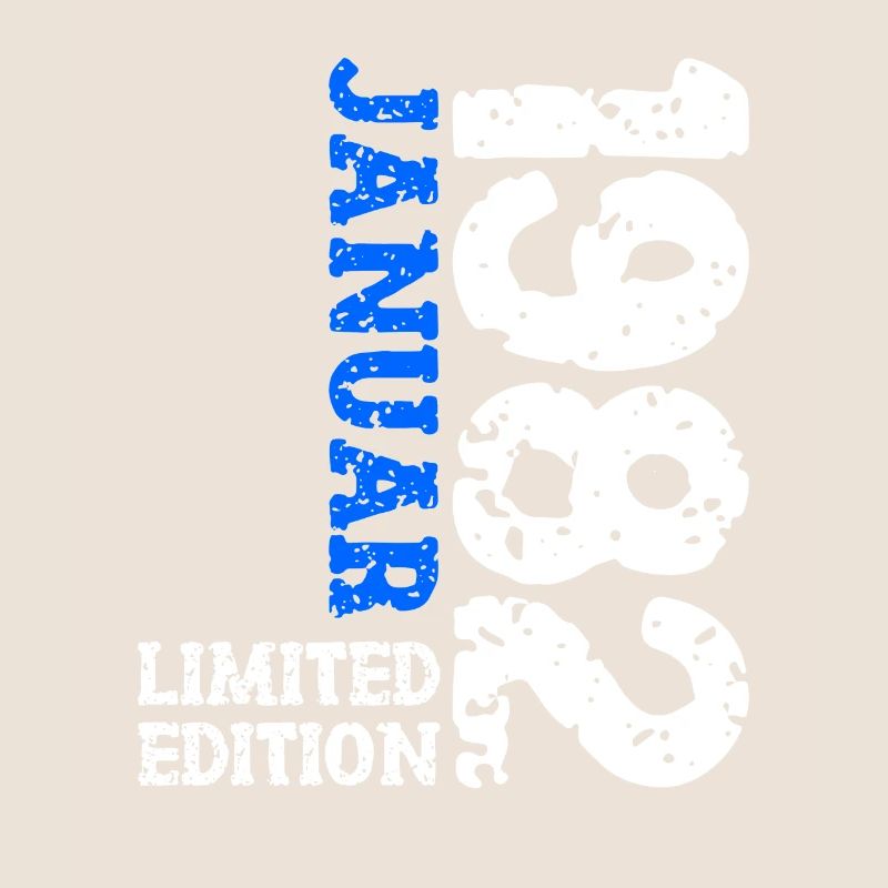1982 janvier édition limitée déco tenue d’anniversaire