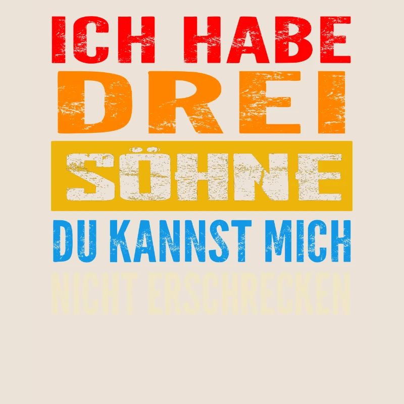 Papa 3 Söhne Vater Geschenk