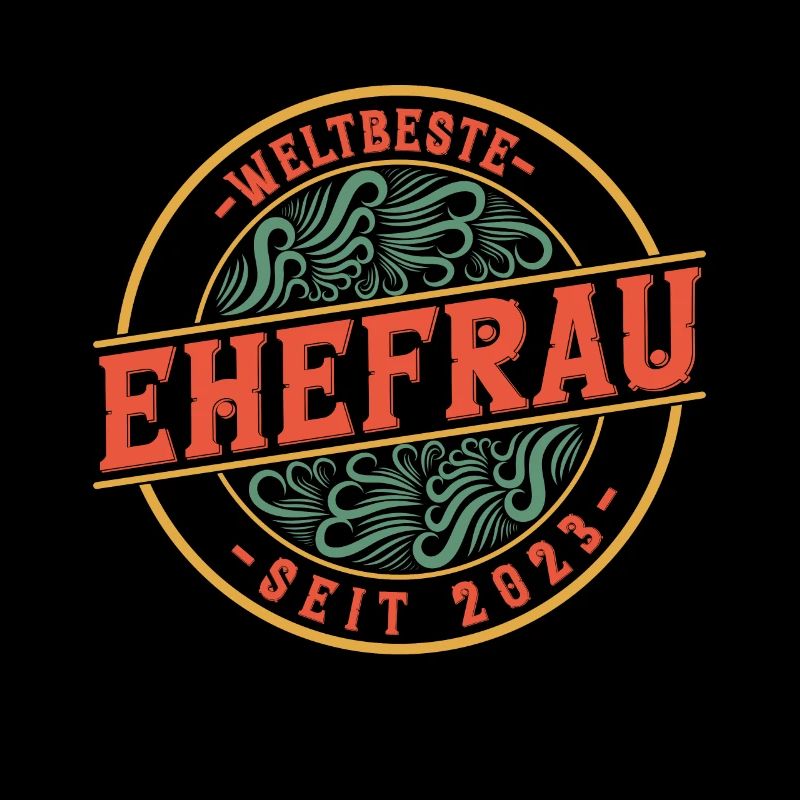 beste Ehefrau seit 2023 1.Hochzeitstag