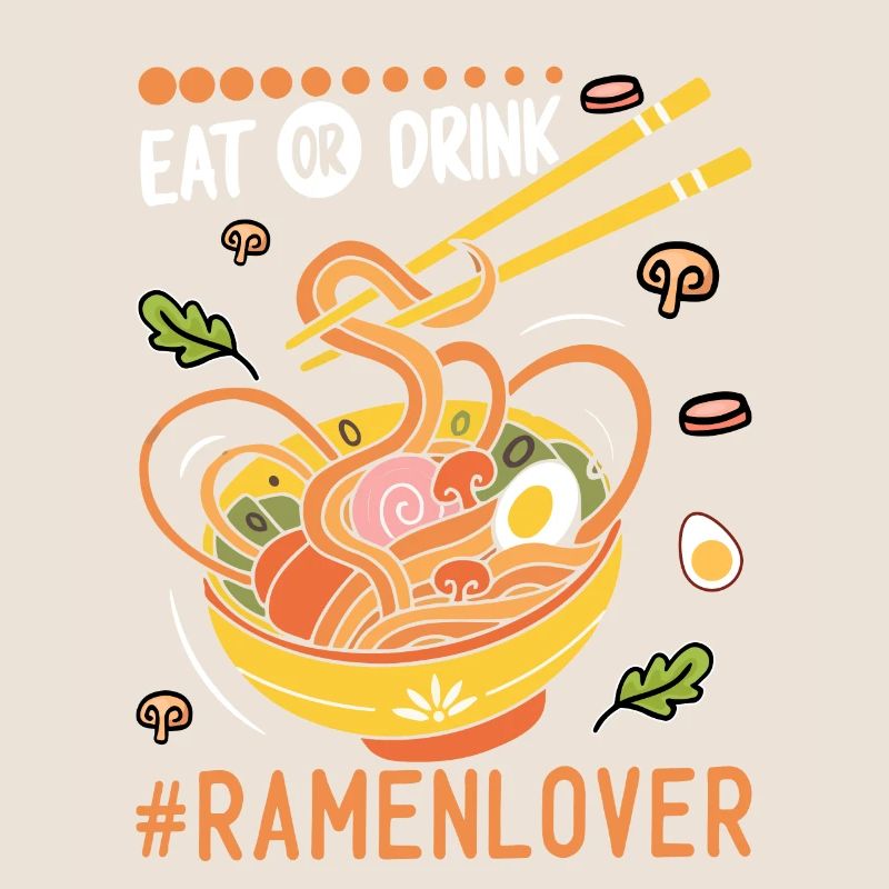 Essen Sie oder trinken Sie - Ramen-Nudel