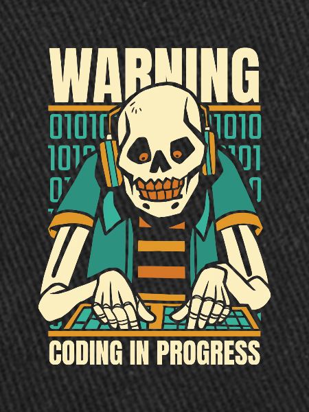 Développeur Coder Programmeur Squelette