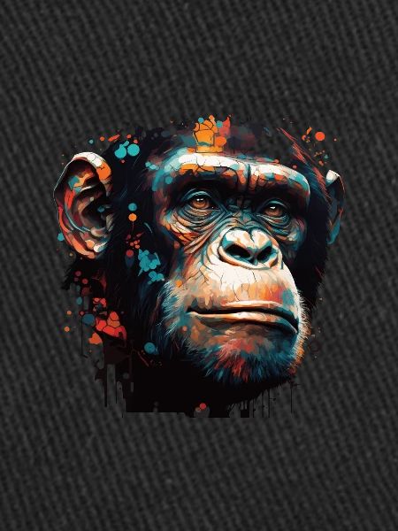 Chimpanzee Monkey Portrait