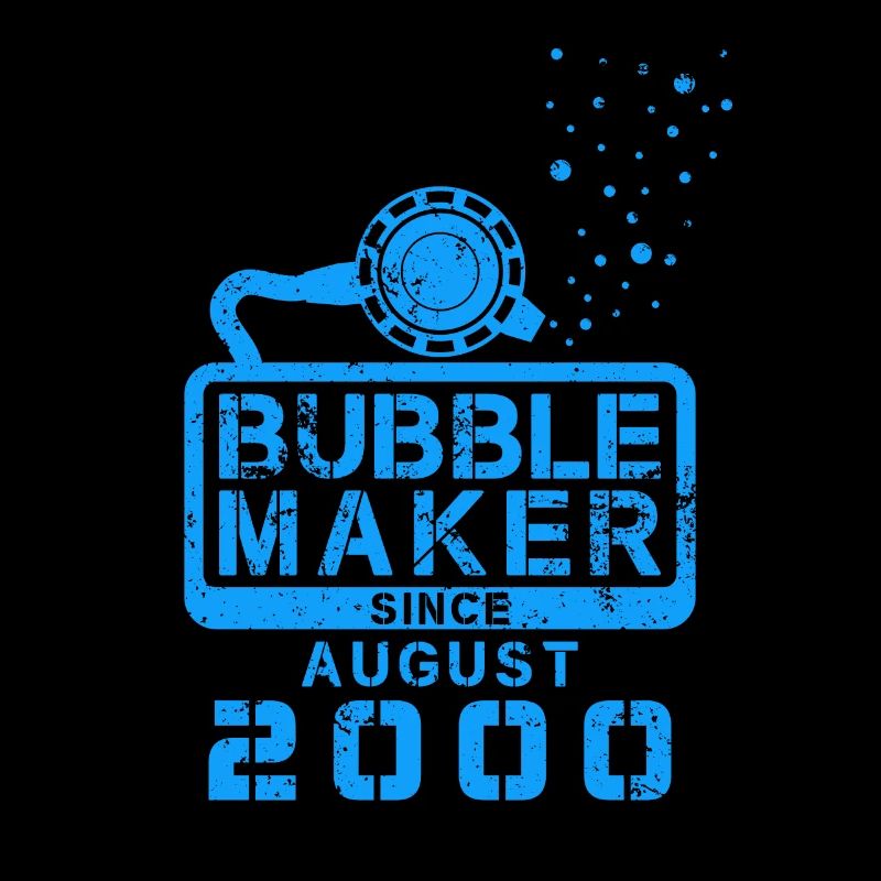 Taucher Geburtstag Bubblemaker seit August 2000