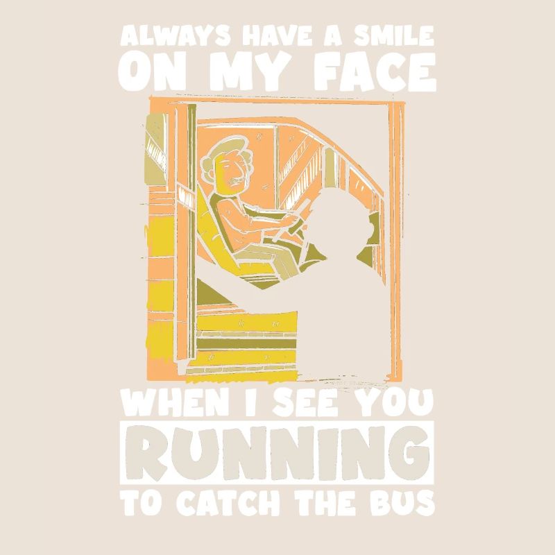 Bus drivers laugh when passengers race Bus drivers