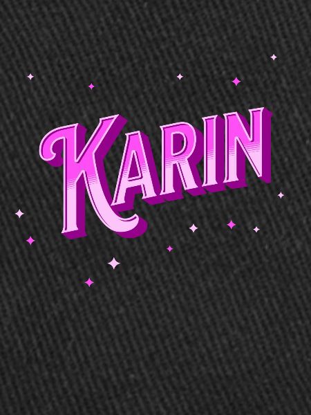 Karin's name personalized