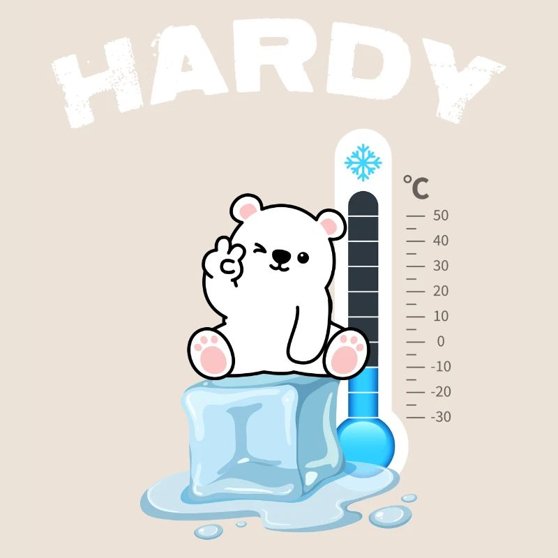 Eisbader Winterschwimmer Eisbad Eisbär