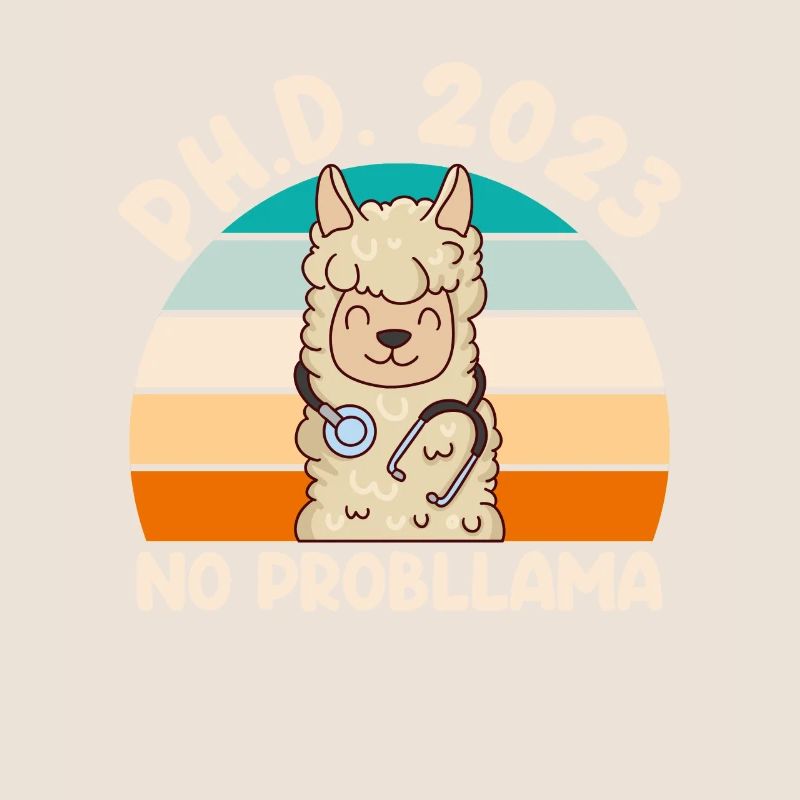 PhD Graduated 2023 No Probllama PhD Doctoral Degree
