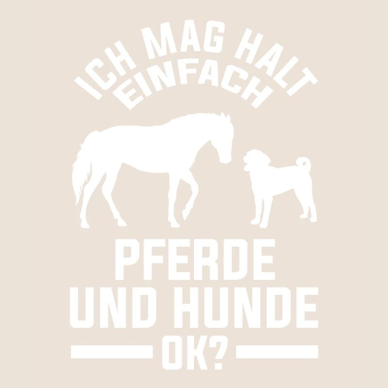 Pferd Hund Hunde Geschenk