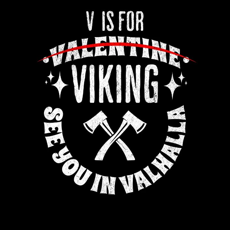Valentins Tag Wikinger Nordmann Geschenk