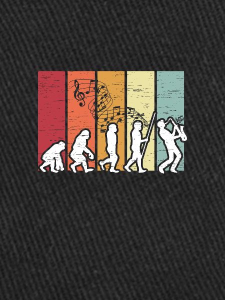 Human Evolution Saxophon-jazz-musiker