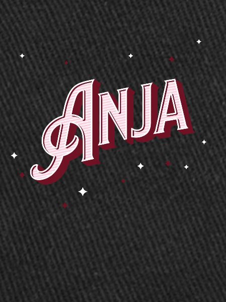 Anja name personalized