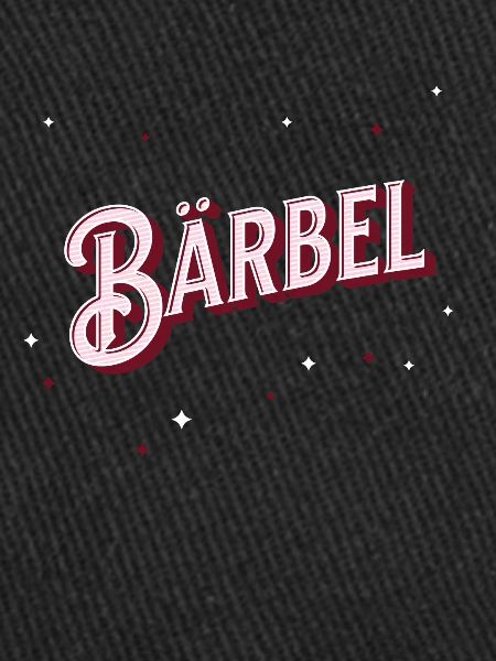 Bärbel's name personalized