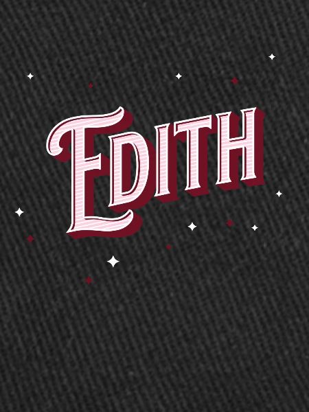 Edith name personalized