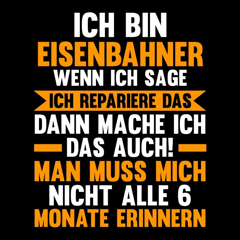 Eisenbahner Beruf Bahn Geschenk